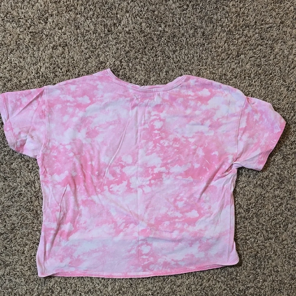 Old Navy Girls Graphic Hi Lo Tee Large 10 12 Pink